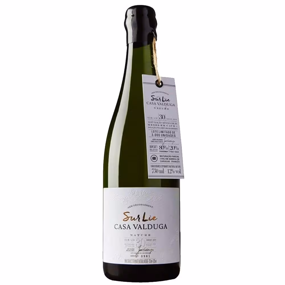 Espumante Casa Valduga Sur Lie Nature Casa Valduga Chardonnay - Comprar na Amazon | Palco do Vinho