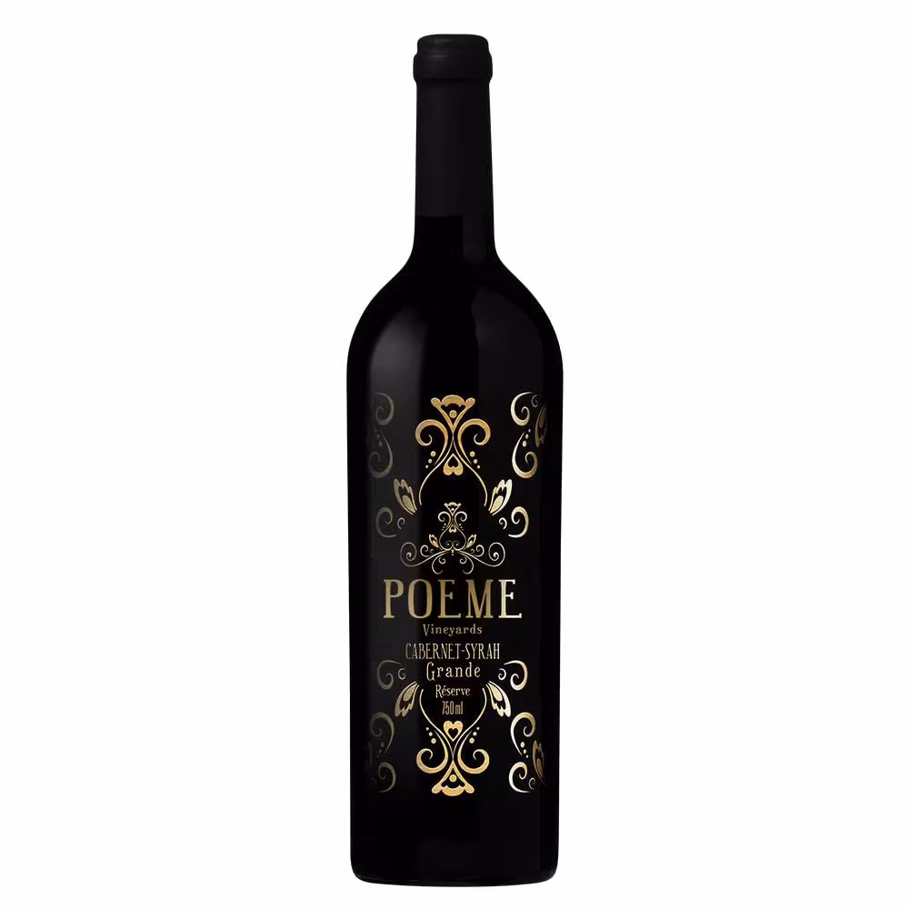 Vinho Tinto Francês Poeme Cabernet-Syrah Grande Réserve 750ml - Comprar na Amazon | Palco do Vinho