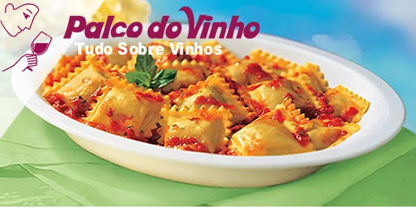 Receita Ravióli Com Molho de Vinho Tinto