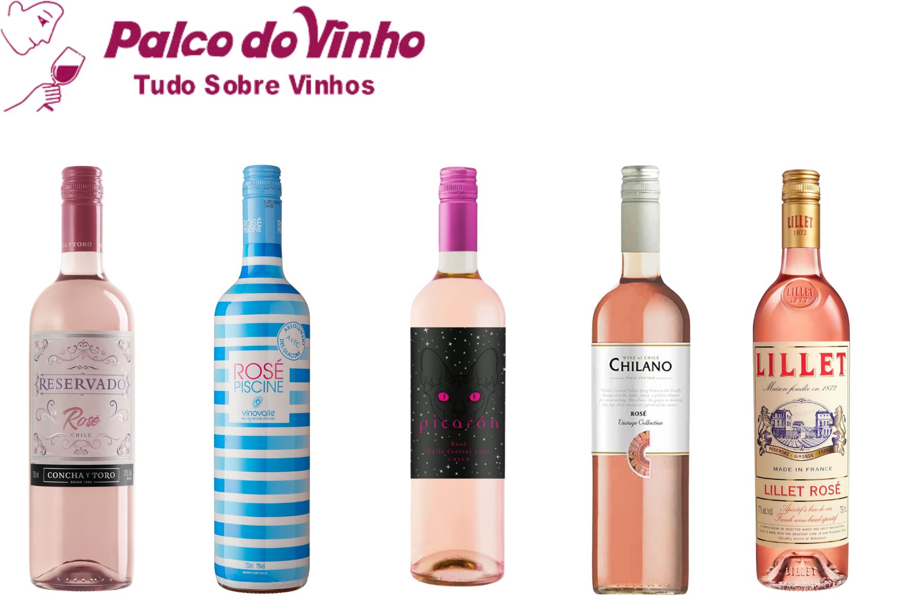 Os 10 Vinhos Rosé Mais Vendidos 2025