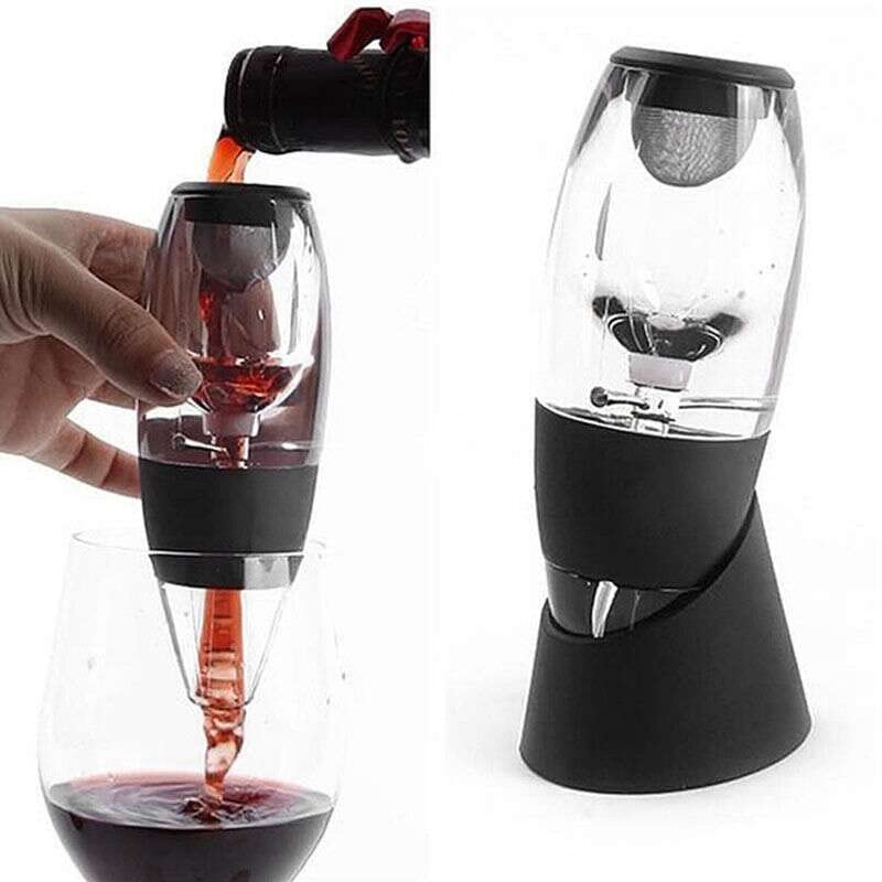 Aerador Decantador Magic Luxo Vinho Torre Suporte Decanter

