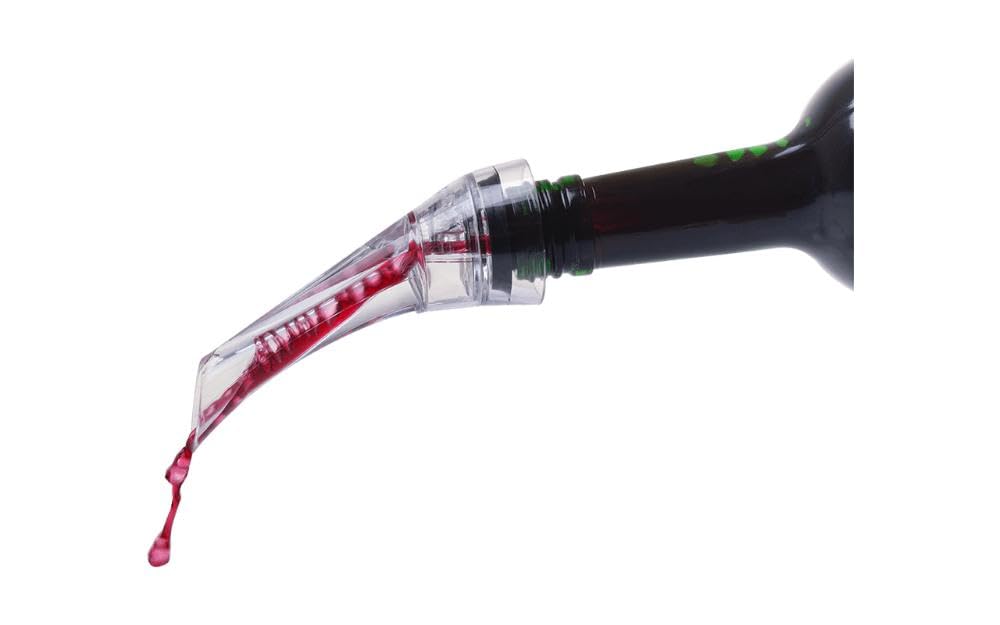 Aerador Para Vinho 15cm Brinox Cristal/preto
