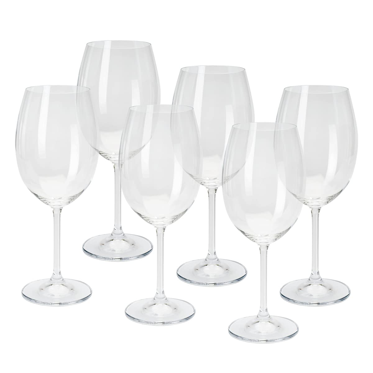 Conjunto 6 Taças de Vinho Tinto de Cristal Ecológico Gastro/Colibri 450ml - Wolff
