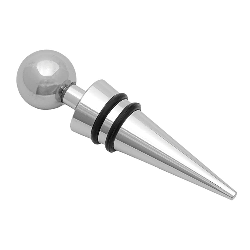 Mimo Style Tampa Para Garrafa de Vinho - Produzido em Alumínio com Design Afunilado; Rolha Seladora a Vácuo Ideal P/Manter Qualidade do Vinho Após Abrir Garrafa; Reutilizável Profissional e Doméstico
