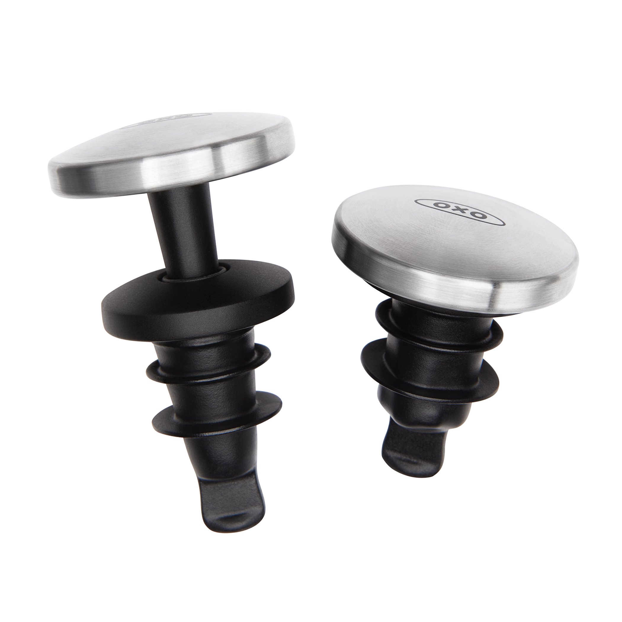 OXO Rolha de vinho expansível à prova de vazamento, (pacote com 2)
