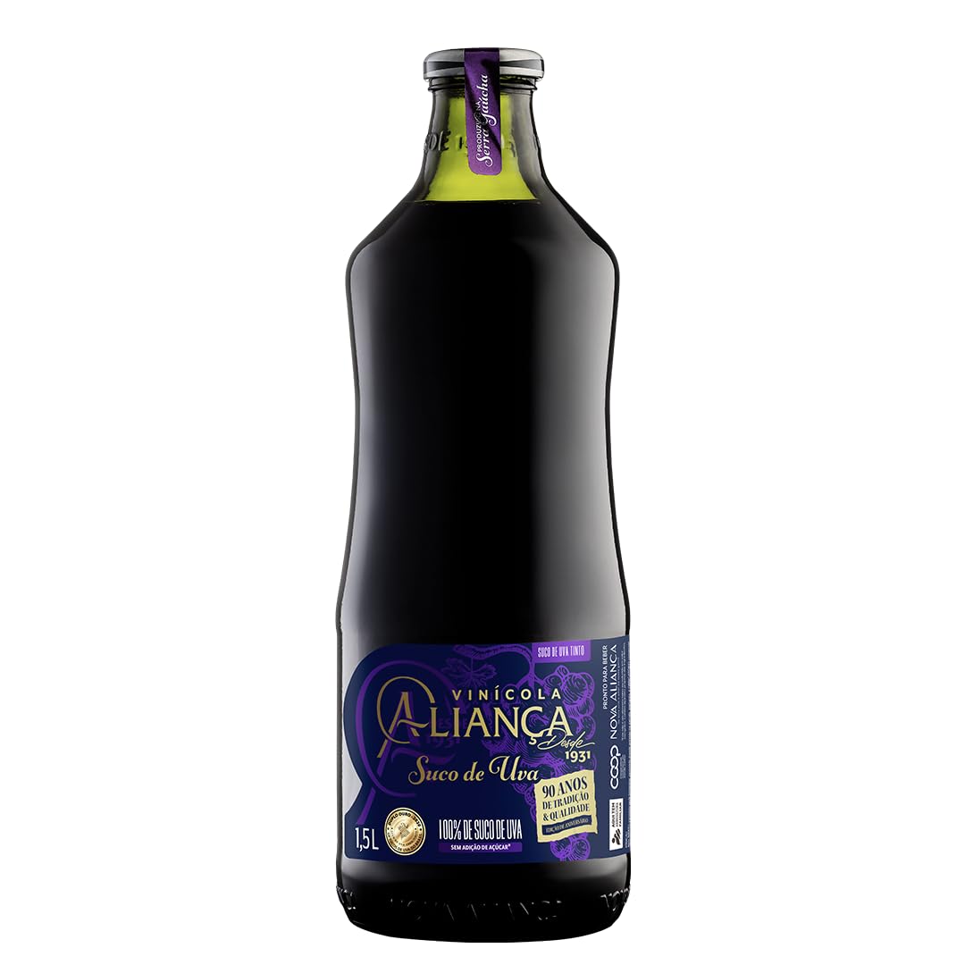 Nova Aliança Suco De Uva Tinto Integral Alianca 1 5 Lt