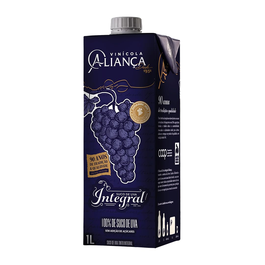 Suco De Uva Tinto Integral Alianca Tp Cx 1 Lt