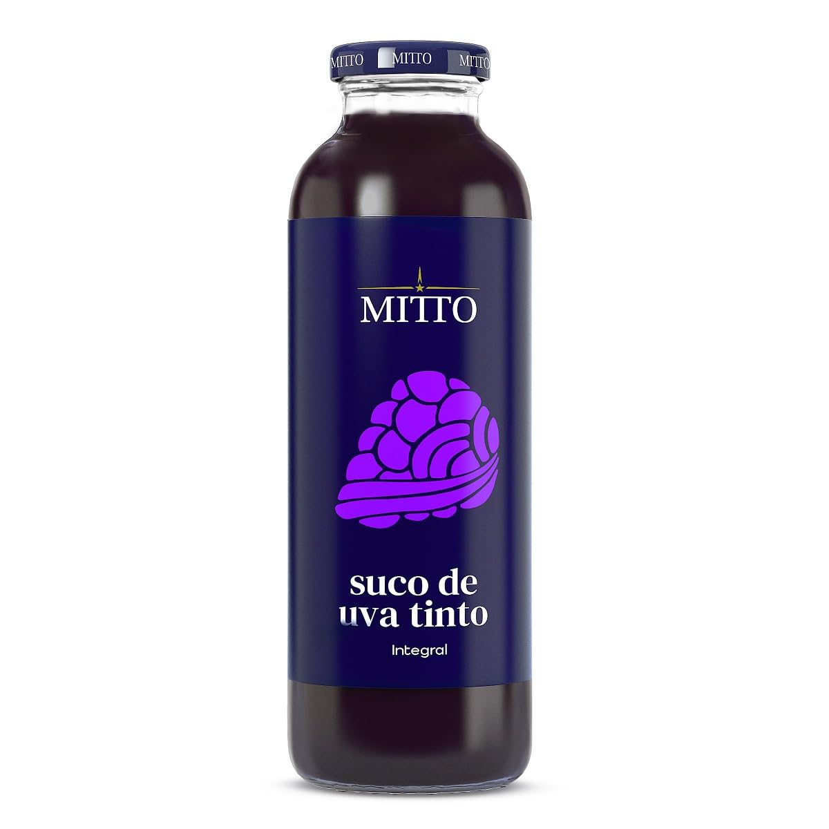 Mitto Suco Uva Tinto Integral Vidro 300Ml
