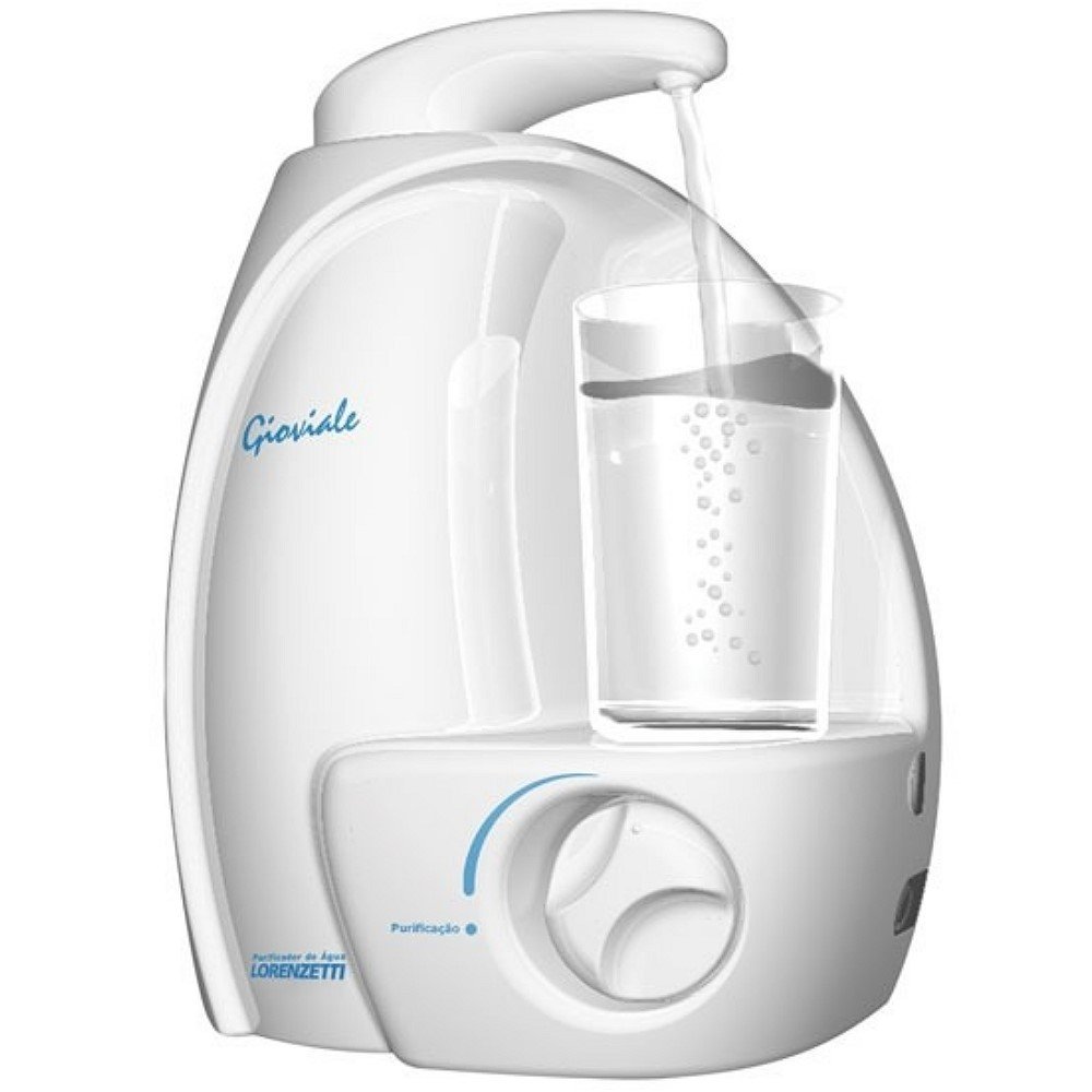 Purificador de Água Gioviale, LORENZETTI, 7411102, Branco, Pequeno