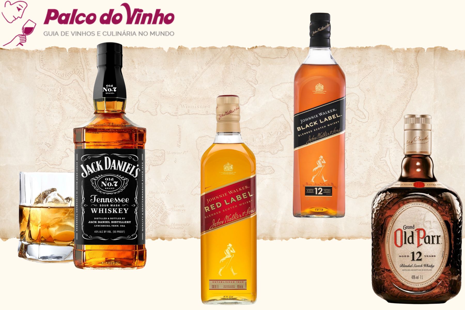 Os 10 Whisky's mais vendidos em 2025