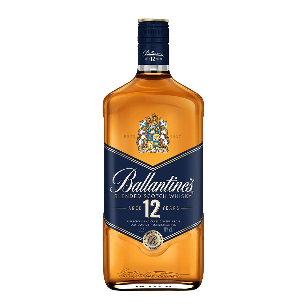 Ballantine's Whisky 12 Anos Blended Escocês - 1 Litro
