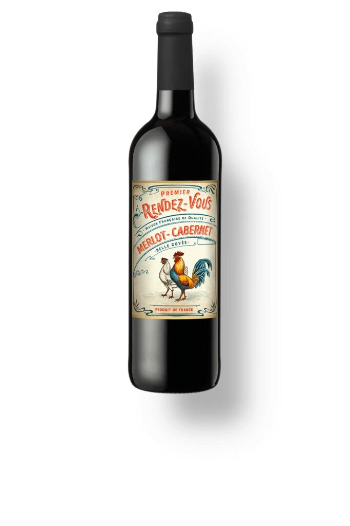 Vinho Francês Premier Rendez-Vous Merlot-Cabernet Sauvignon 750ml