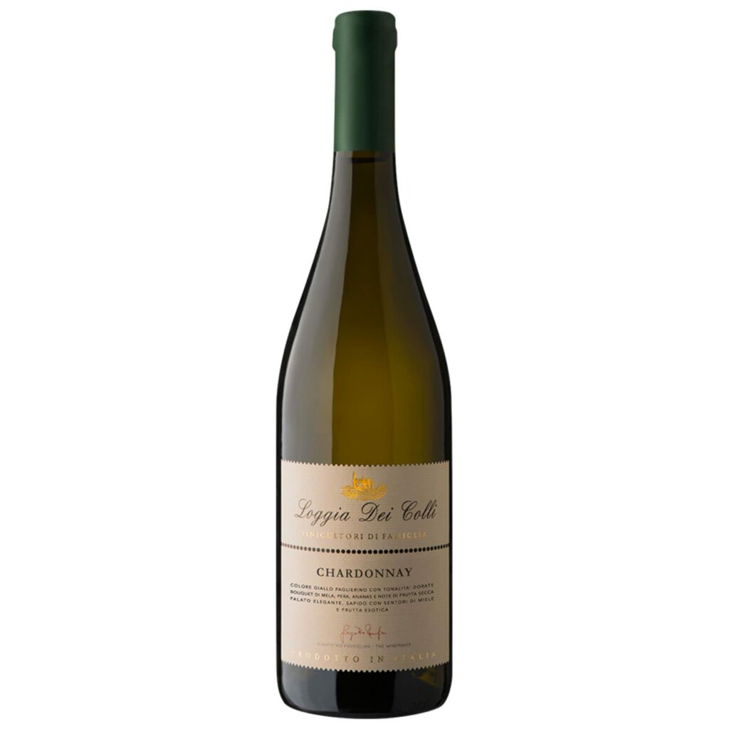 Loggia Dei Colli Vinho Branco Italiano Igt Chardonnay 750Ml