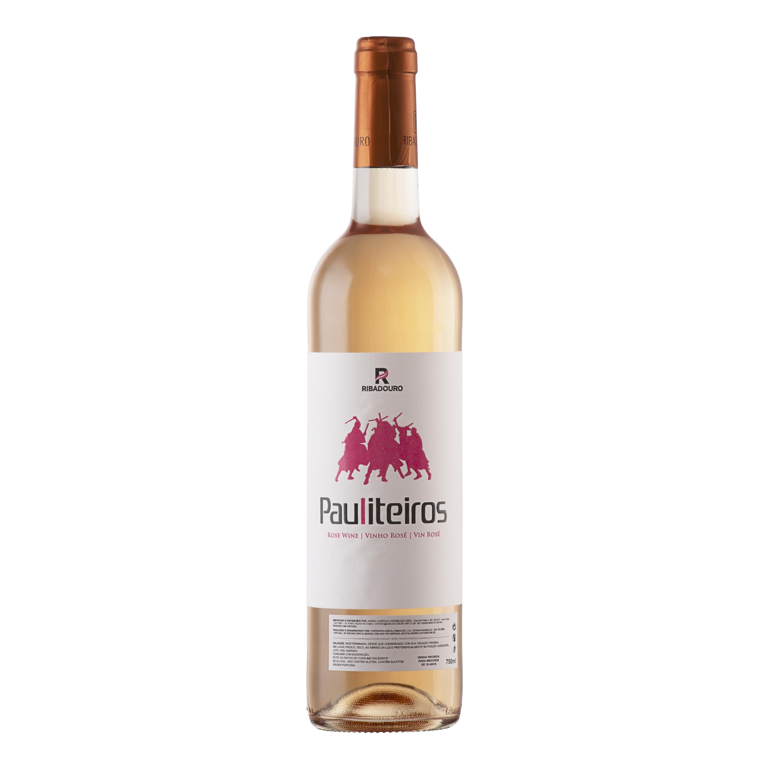 Vinho Português Pauliteiros Rose 750ml
