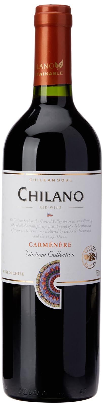 Vinho Chileno Chilano Tinto Carmenere 750ml Chilano
