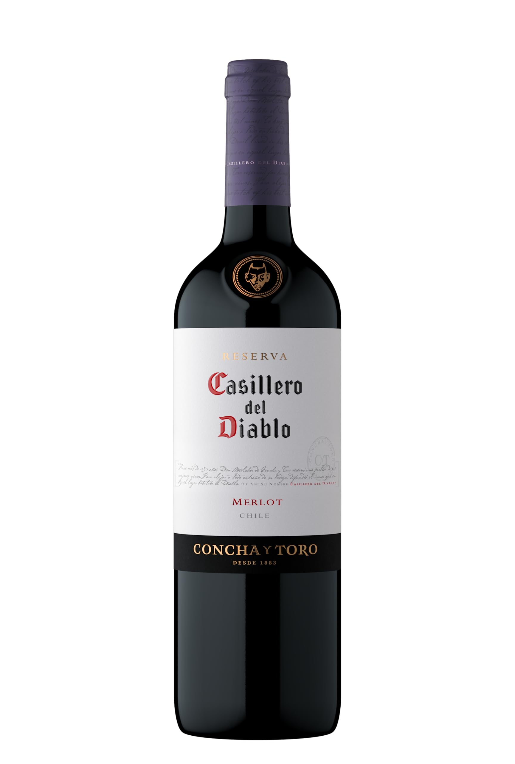 Vinho Chileno Casillero Del Diablo Merlot 750ml
