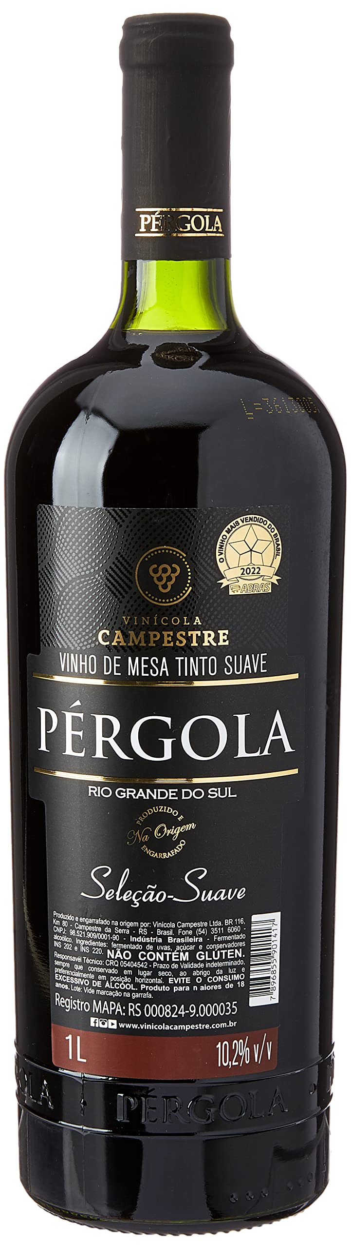 Vinho Pregola Tinto Suave