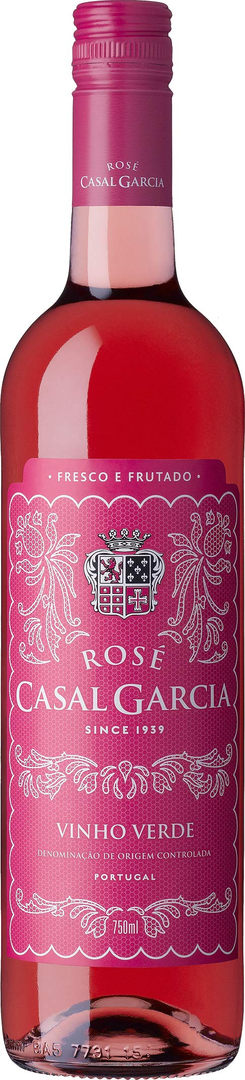 Vinho Rose Verde Aveleda Casal Garcia 750Ml Casal Garcia Vinhão
