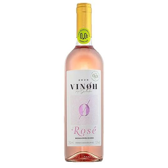 Vinho Rosé sem Álcool 750ml - Vinoh
