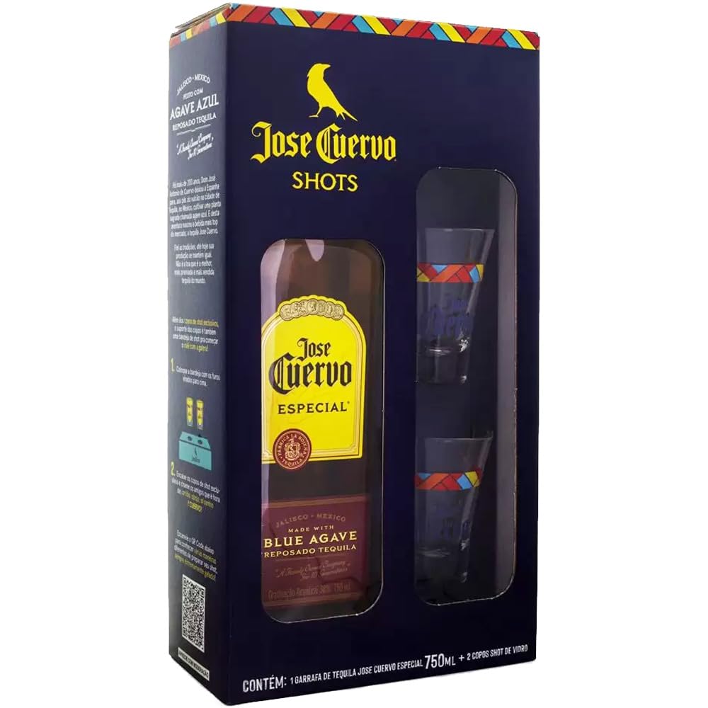 Kit Tequila Jose Cuervo com Copos