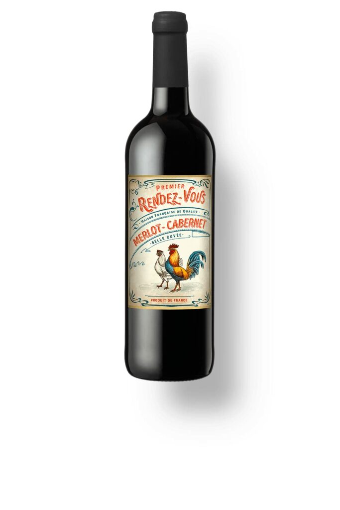 Vinho Francês Premier Rendez-Vous Merlot-Cabernet Sauvignon 750ml
