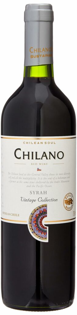 Chilano Vinho Chileno Tinto Syrah 750Ml
