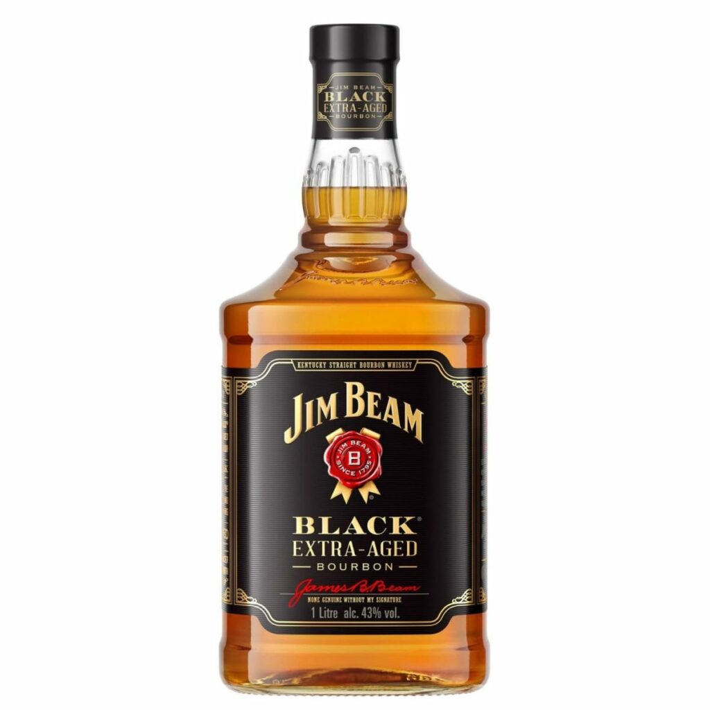 Jim Beam Whisky Black Bourbon 1L 18 Jim Beam Whisky Black Bourbon 1L
